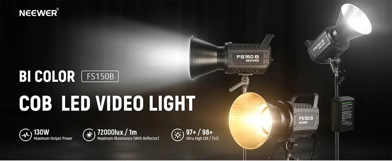 NEEWER FS150B 130W Bi Color LED Video Light 0 0