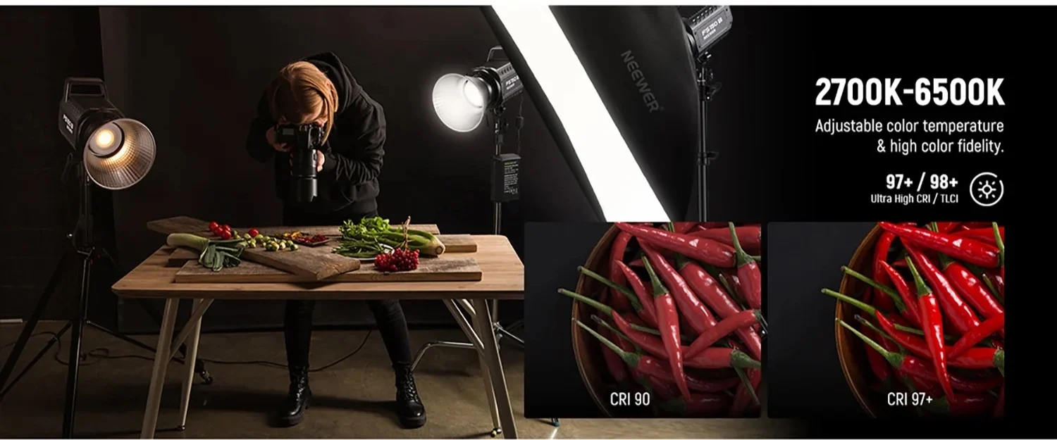 NEEWER FS150B 130W Bi Color LED Video Light 3 0