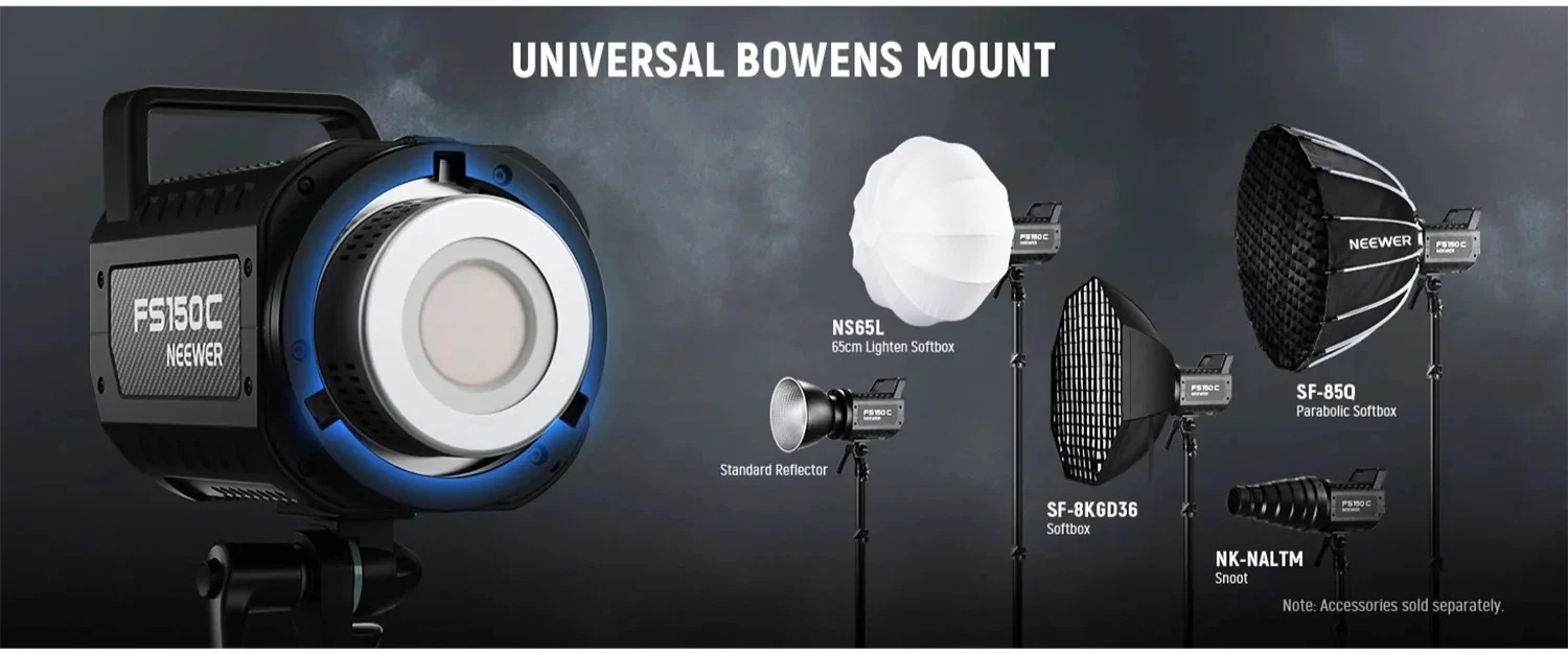NEEWER FS150C 130W RGB LED Video Light 10 0