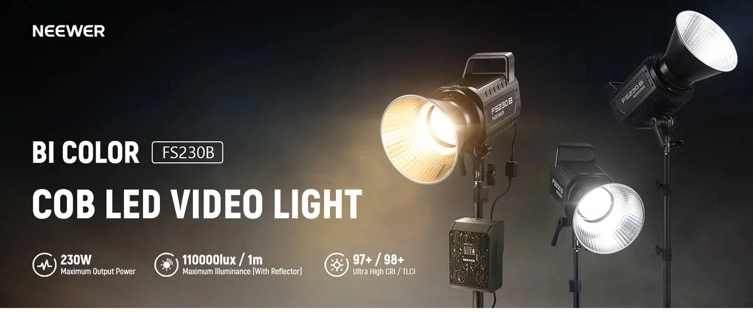 NEEWER FS230B 230W Bi Color LED Video Light 0 0