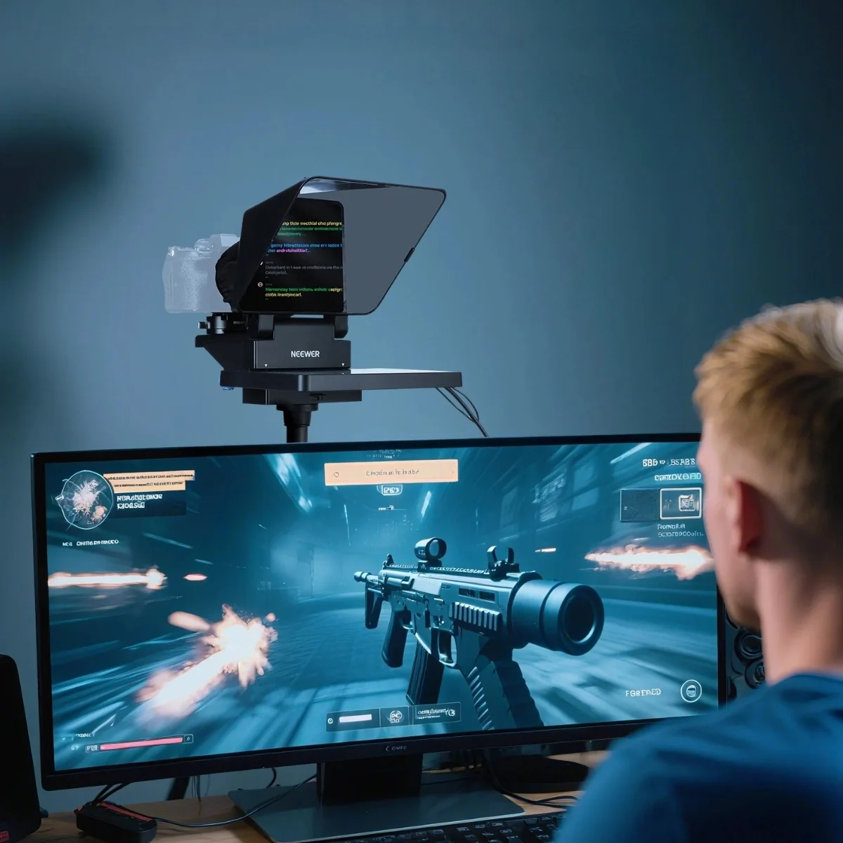 Neewer X11 Telepromter with Built In TM8 Monitor