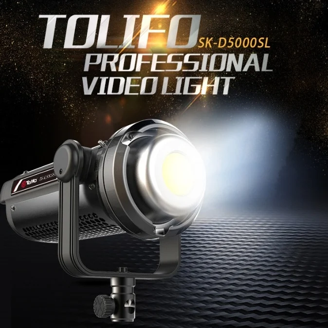 Tolifo SK D5000SL COB LED Video Light Daylight 0