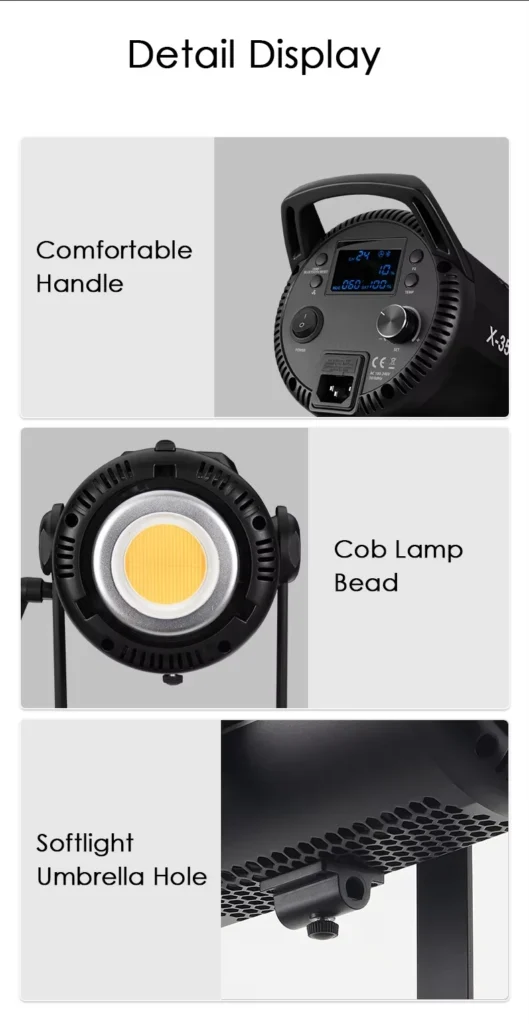 Tolifo X 350B Lite Bi Color LED Video Light 13