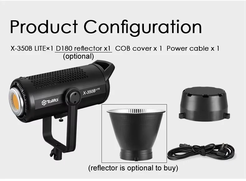 Tolifo X 350B Lite Bi Color LED Video Light 14