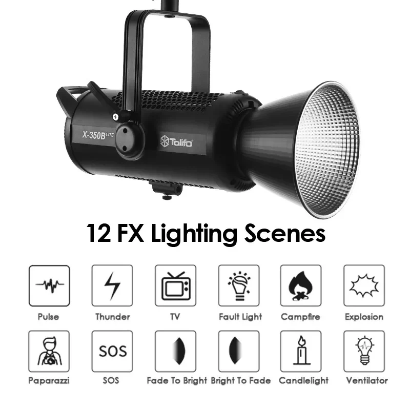 Tolifo X 350B Lite Bi Color LED Video Light