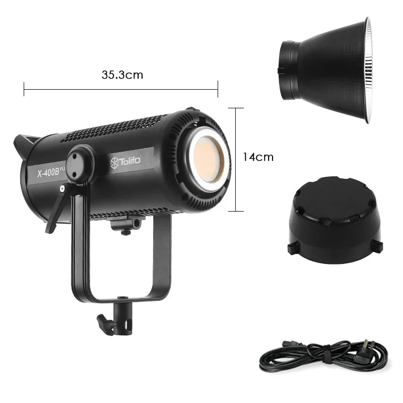 Tolifo X 400B Plus Bi Color LED Video Light 6