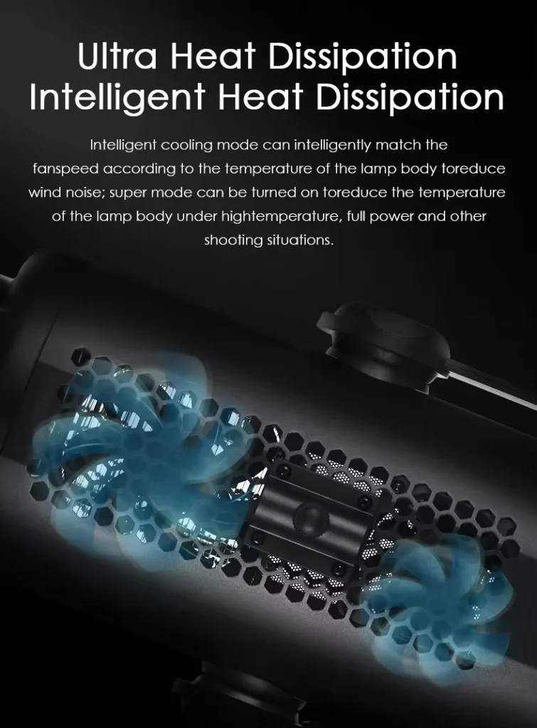 Tolifo X 400B Plus COB LED Video Light Bi Color 400W 3