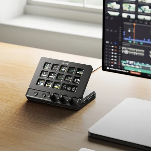 Ulanzi คีย์แพดคอนโทรลเลอร์ D200X Creative Deck พร้อม Dock