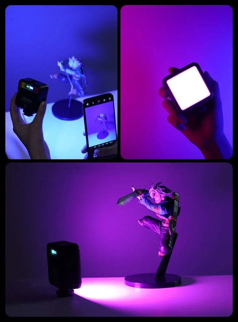 Ulanzi ไฟ LED VL49 RGB Pocket Light ไฟติดหัวกล้อง ปรับสี 360° CRI95+