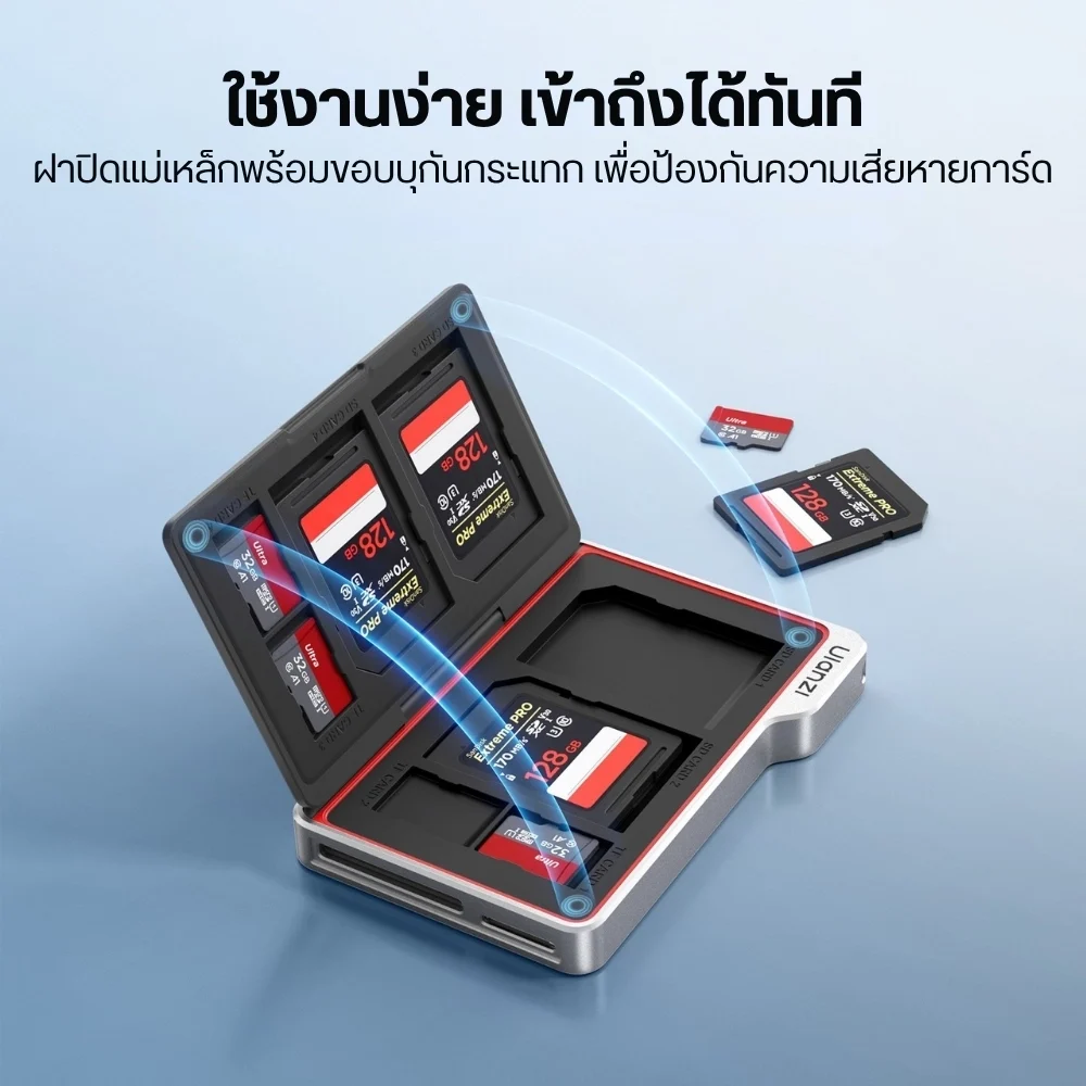 Ulanzi DC01 2in1 Portable Memory Card Case Cardreader