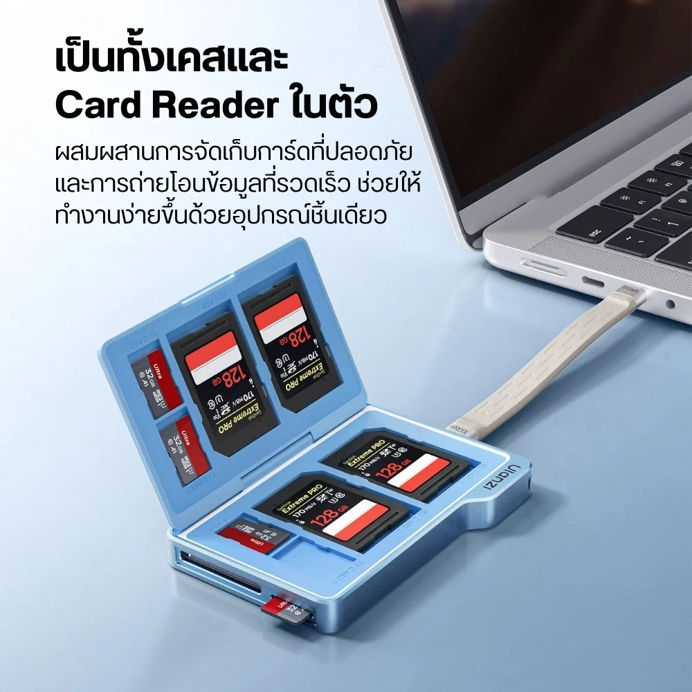 Ulanzi DC01 2in1 Portable Memory Card Case Cardreader