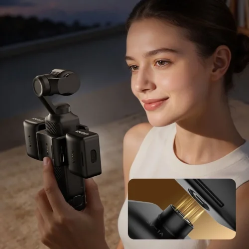 Ulanzi ไฟคู่แม่เหล็ก LM06 Fill Light 5800K ไฟสำหรับ กล้อง DJI Osmo Pocket 4/3