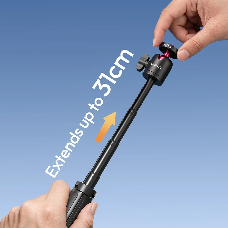 Ulanzi MT55 SnapGo Mini Selfie Stick Tripod with 1:4'' Mount (T165) 19
