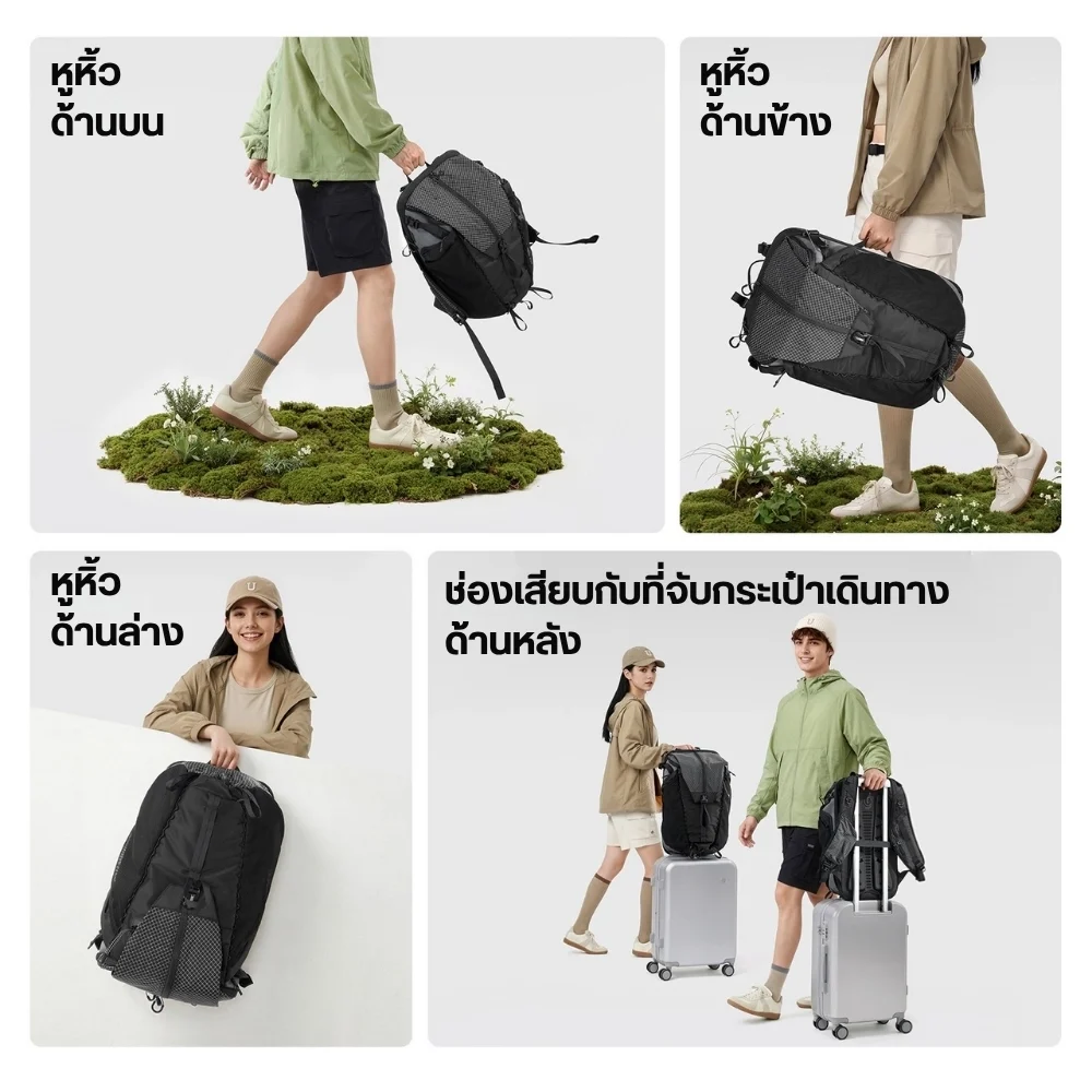 Ulanzi กระเป๋ากล้อง TP01 Travel Backpack 25L กระเป๋าสะพายหลัง กันละอองน้ำ