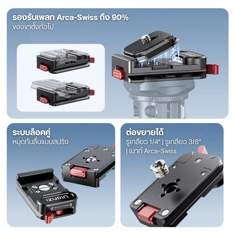 Ulanzi UKA12 UKA Pro Quick Release Kit (2)