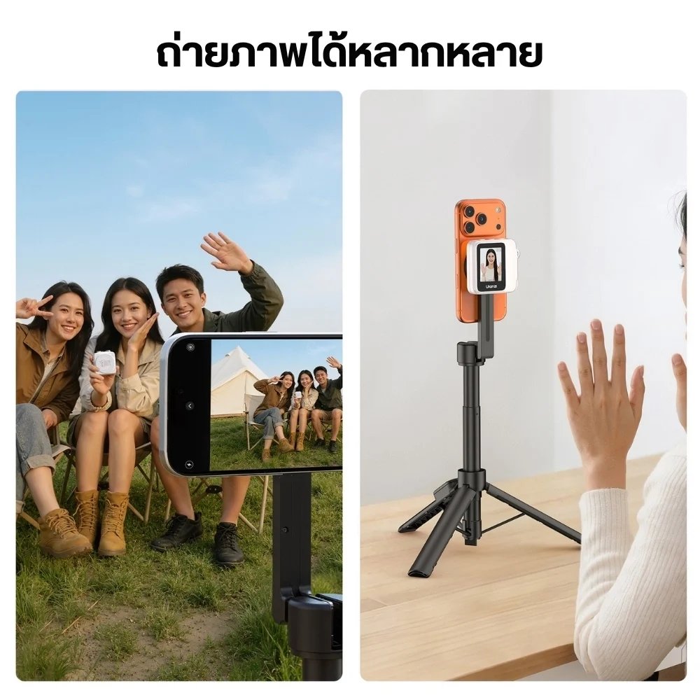 Ulanzi จอเซลฟี่แม่เหล็ก VM02 MagSafe Screen Mirroring สำหรับมือถือ