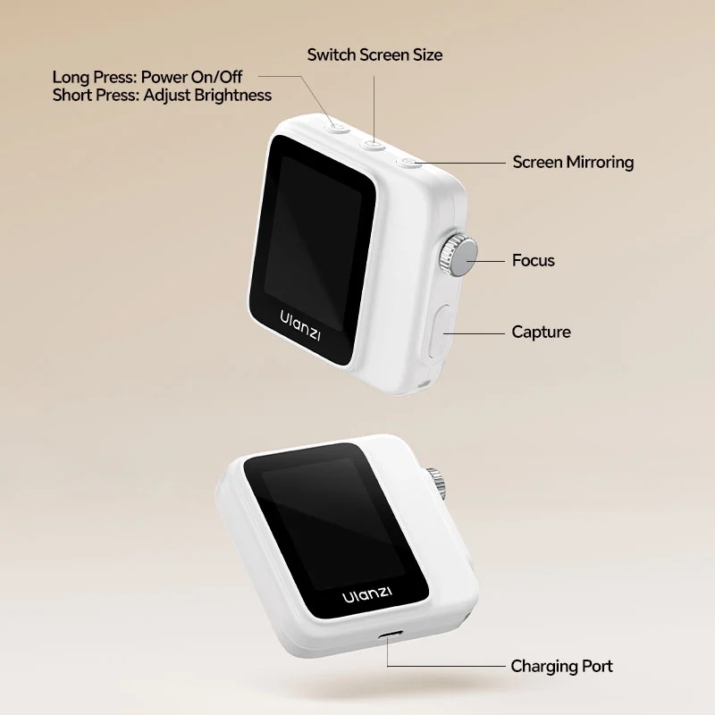 Ulanzi VM02 Wireless Magnetic Selfie Monitor Screen 14
