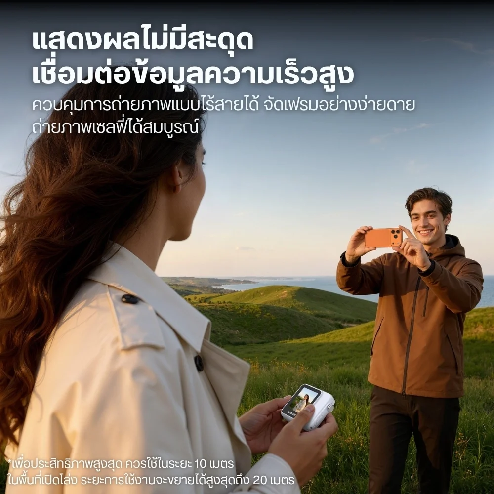 Ulanzi จอเซลฟี่แม่เหล็ก VM02 MagSafe Screen Mirroring สำหรับมือถือ