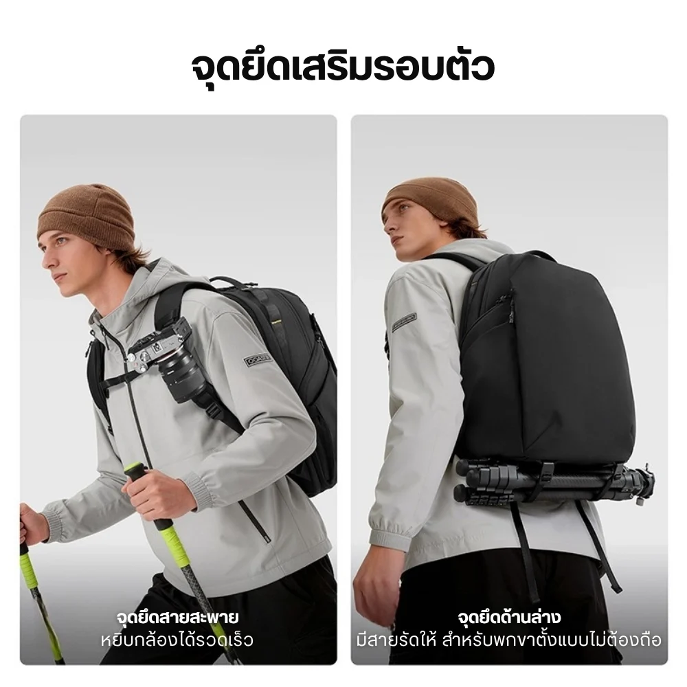 Ulanzi YY038 Urban Travel Backpack V2 22L กระเป๋ากล้อง กระเป๋าสะพายหลัง