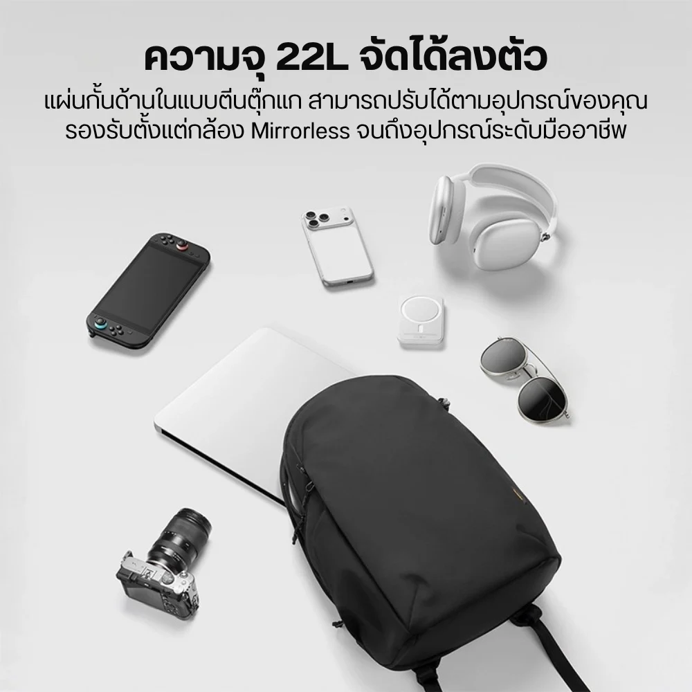 Ulanzi YY038 Urban Travel Backpack V2 22L กระเป๋ากล้อง กระเป๋าสะพายหลัง