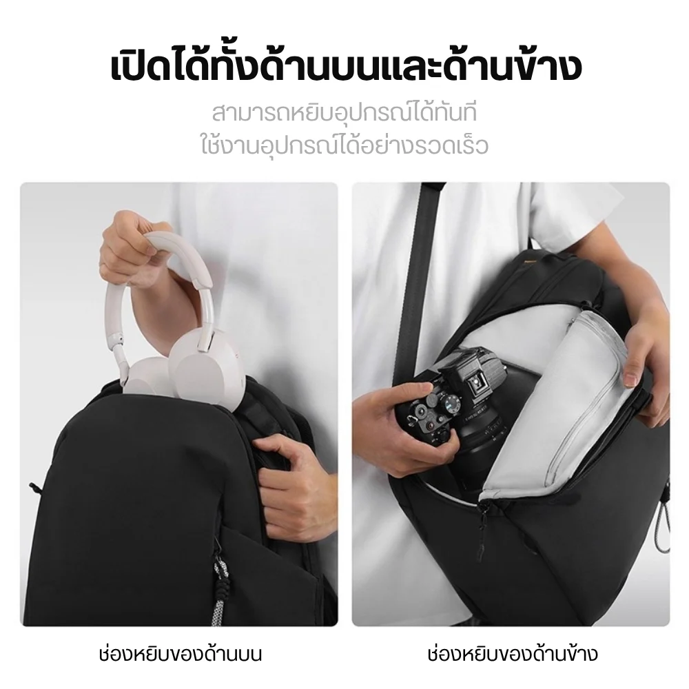 Ulanzi YY038 Urban Travel Backpack V2 22L กระเป๋ากล้อง กระเป๋าสะพายหลัง