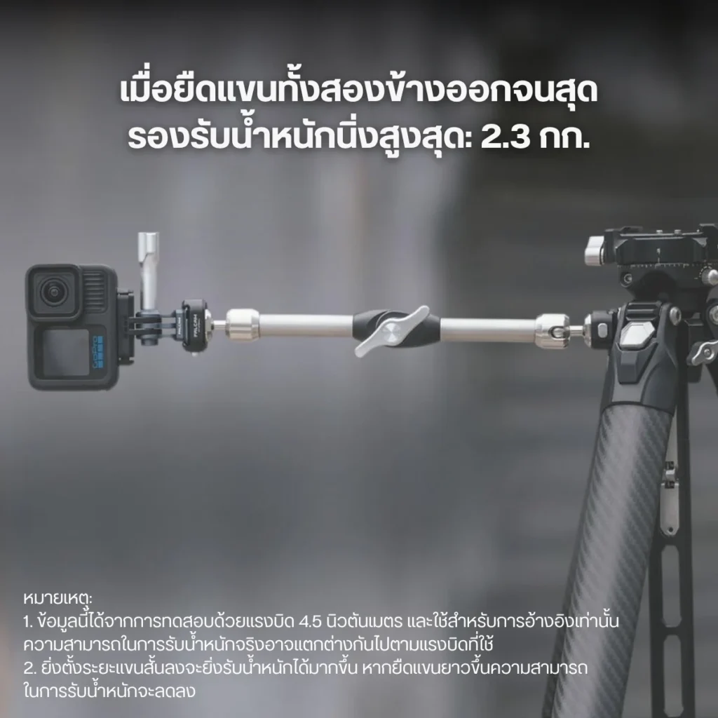 Falcam แขนเมจิกอาร์ม ขนาด 7 นิ้ว Magic Arm พร้อมระบบปลดเร็ว F22 Quick Release (2974B)