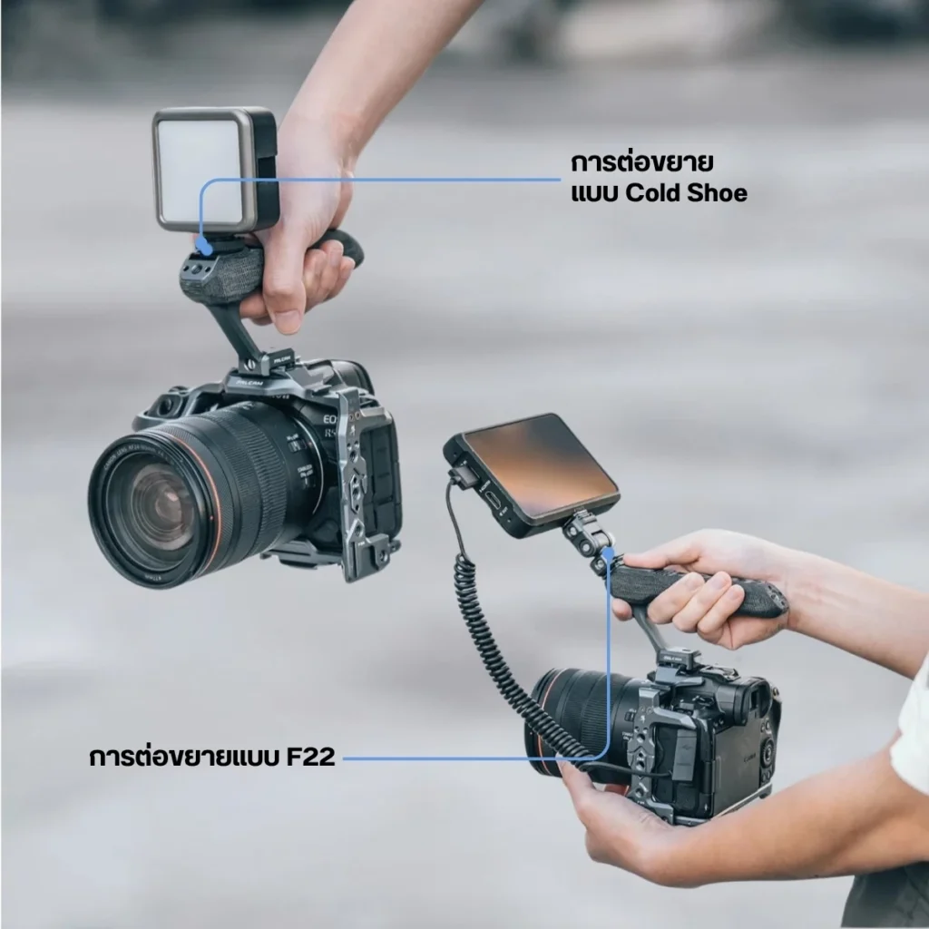 Falcam ด้ามจับต่อเคจกล้อง F22A3A12 Top Hand Grip Quick Release
