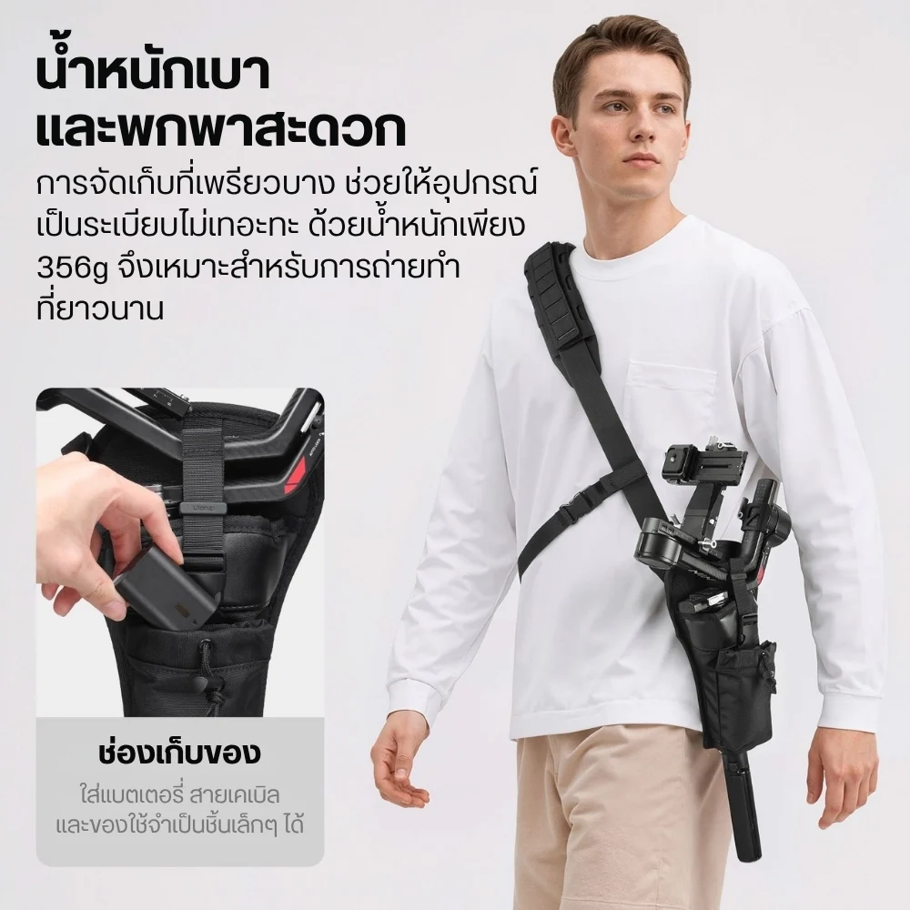 Ulanzi กระเป๋าใส่กิมบอล CB01 Camera Gimbal Holster กระเป๋าสะพายข้าง