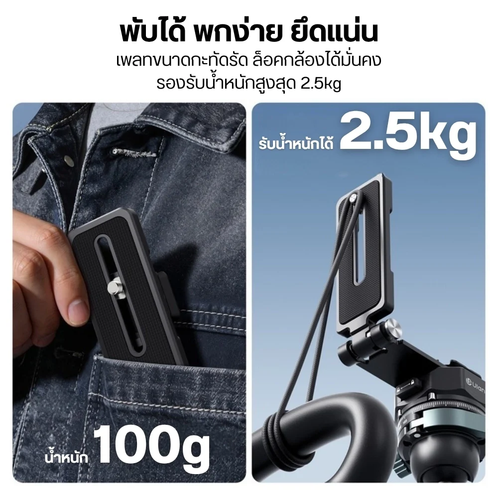 Ulanzi UKA11 Foldable Quick Release L Plate (6)