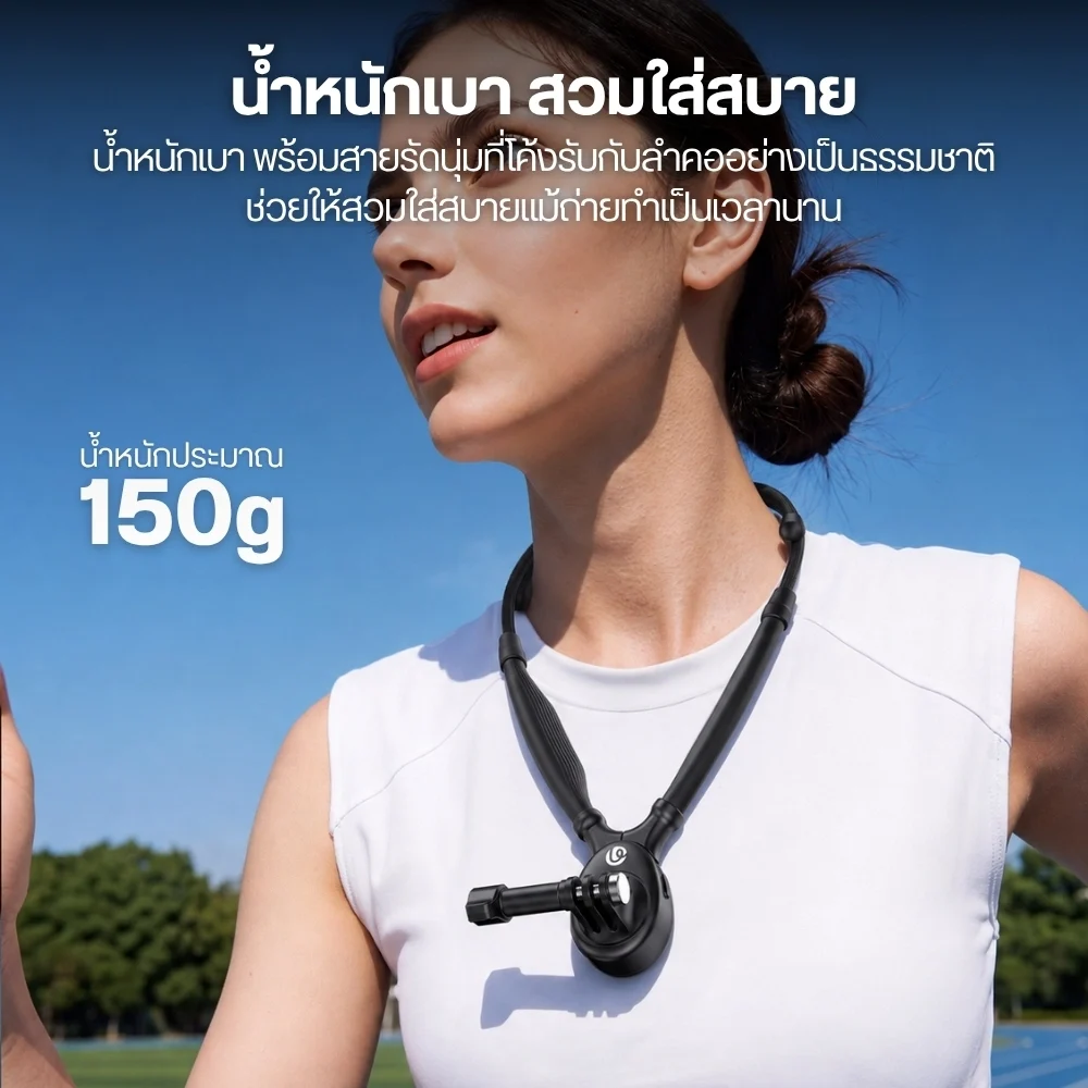 Ulanzi สายคล้องคอ มุม POV ZJ09 แม่เหล็ก สำหรับกล้อง Action Camera